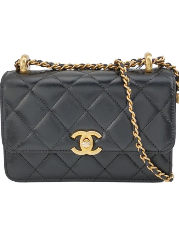 Chanel Quilted Calfskin CC Crossbody (Шанель)