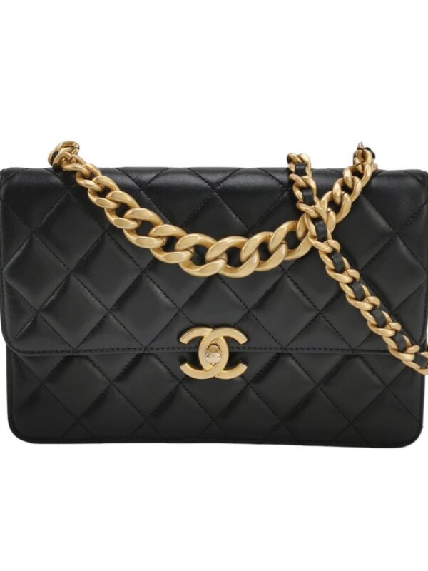 Chanel Quilted Calfskin CC Crossbody (Шанель)