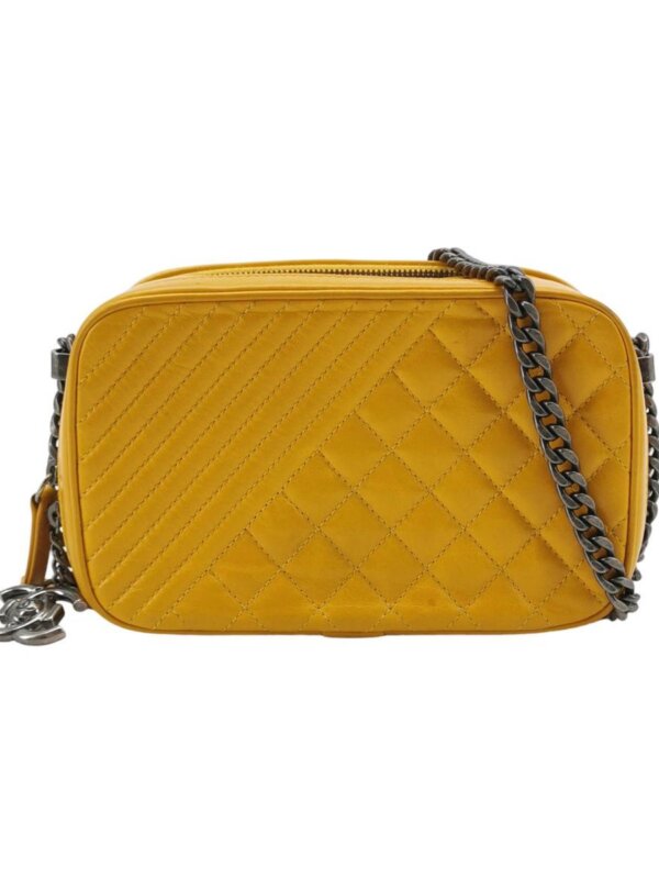 Chanel Quilted Waxed Calfskin Crossbody