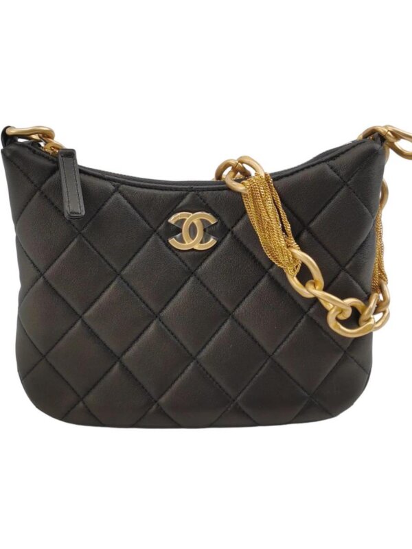 Chanel Quilted Lambskin CC Shoulder Bag (Шанель)