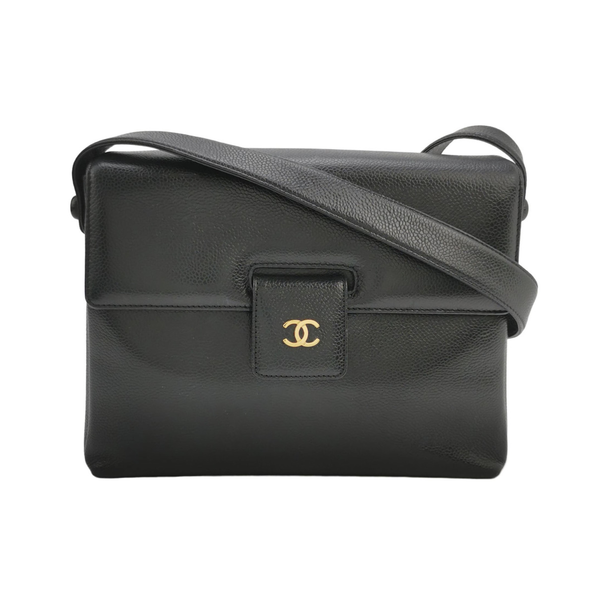 Chanel Calfskin CC Shoulder Bag (Шанель) — фото 1