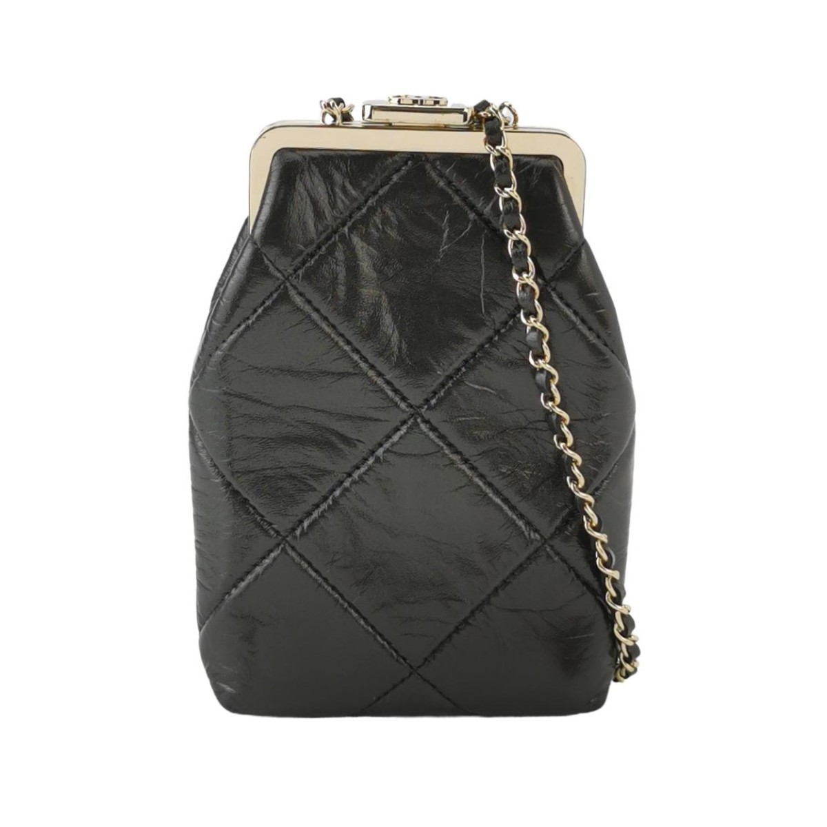 Chanel Quilted Waxed Calfskin Crossbody (Шанель) — фото 1