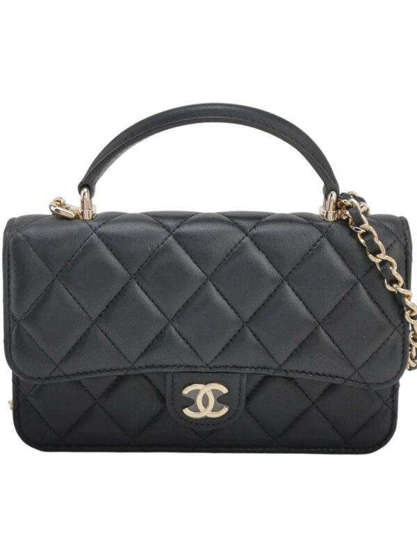 Chanel Quilted Lambskin CC Crossbody (Шанель)
