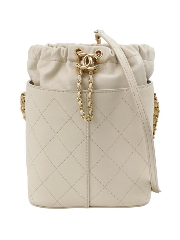 Chanel Quilted Lambskin CC Shoulder Bag
