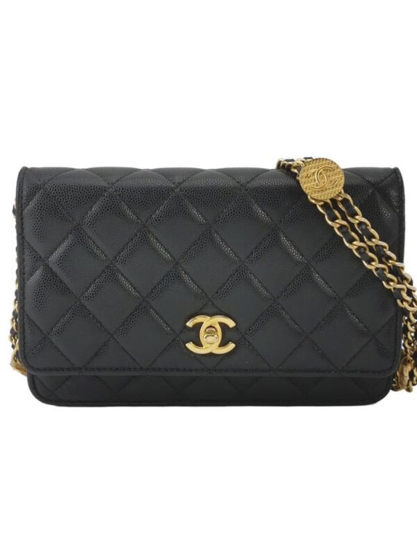 Chanel Quilted Calfskin CC Crossbody (Шанель)