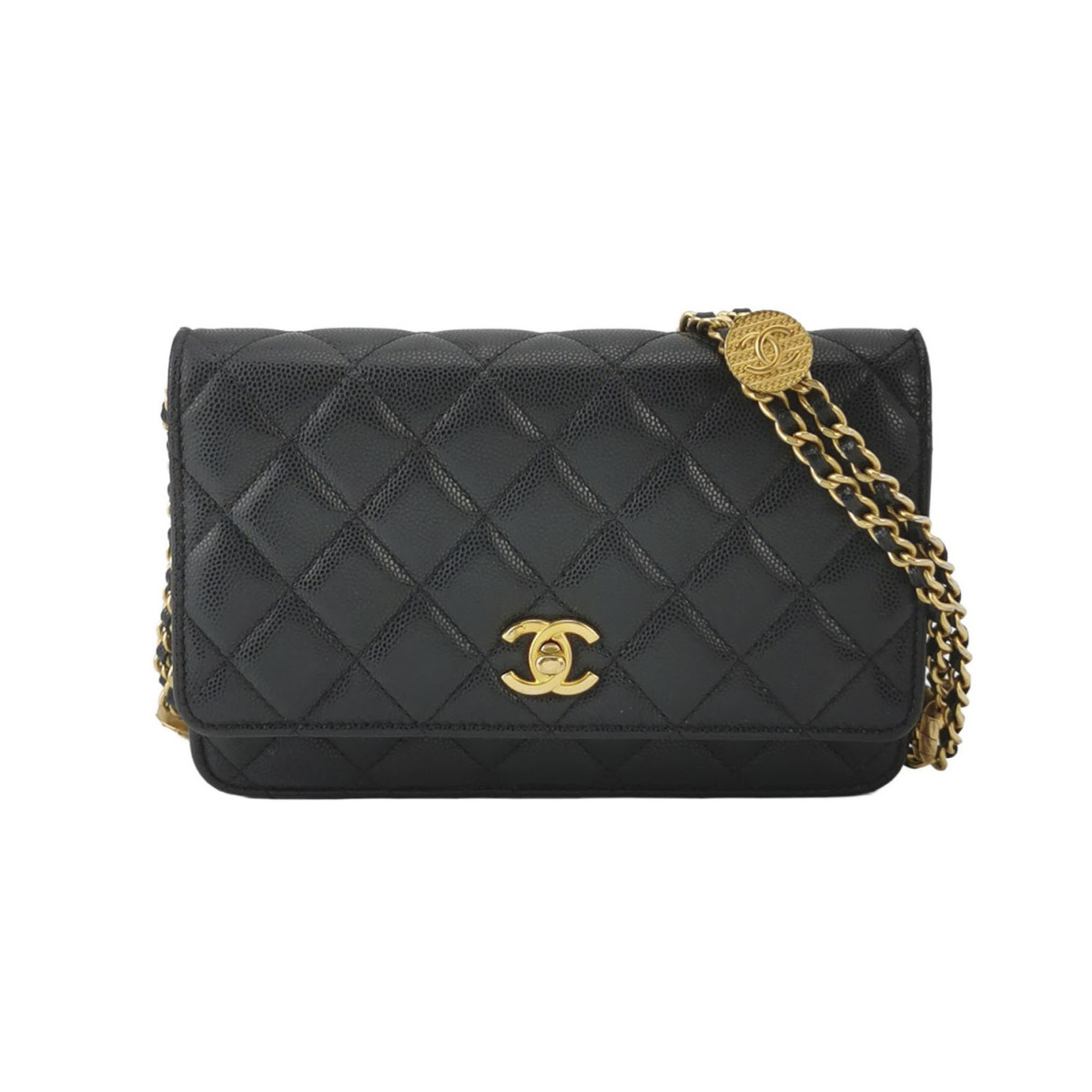 Chanel Quilted Calfskin CC Crossbody (Шанель) — фото 1