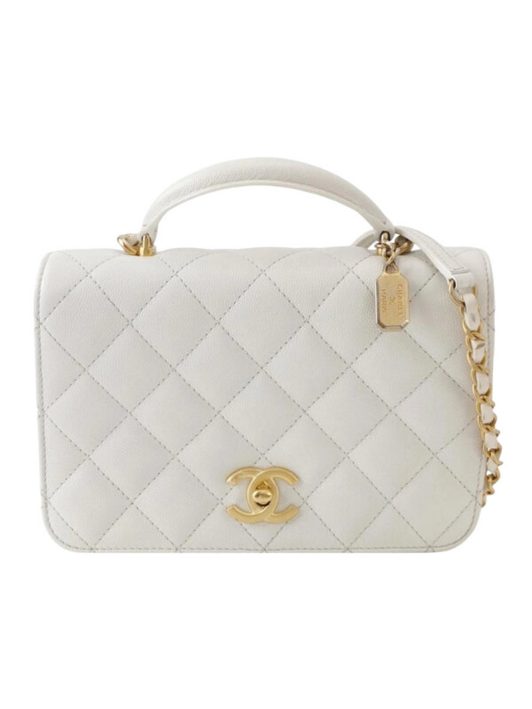 Chanel Quilted Calfskin CC Crossbody (Шанель)