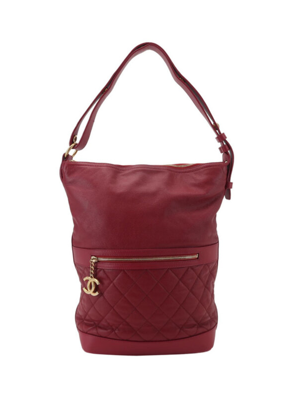 Chanel Quilted Calfskin CC Shoulder Bag