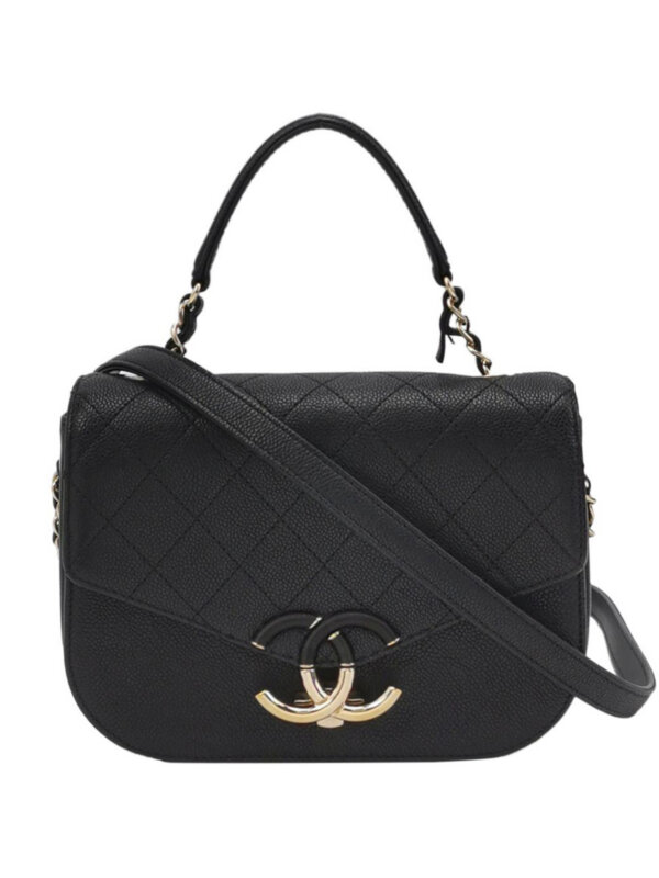 Chanel Quilted Calfskin CC Crossbody (Шанель)