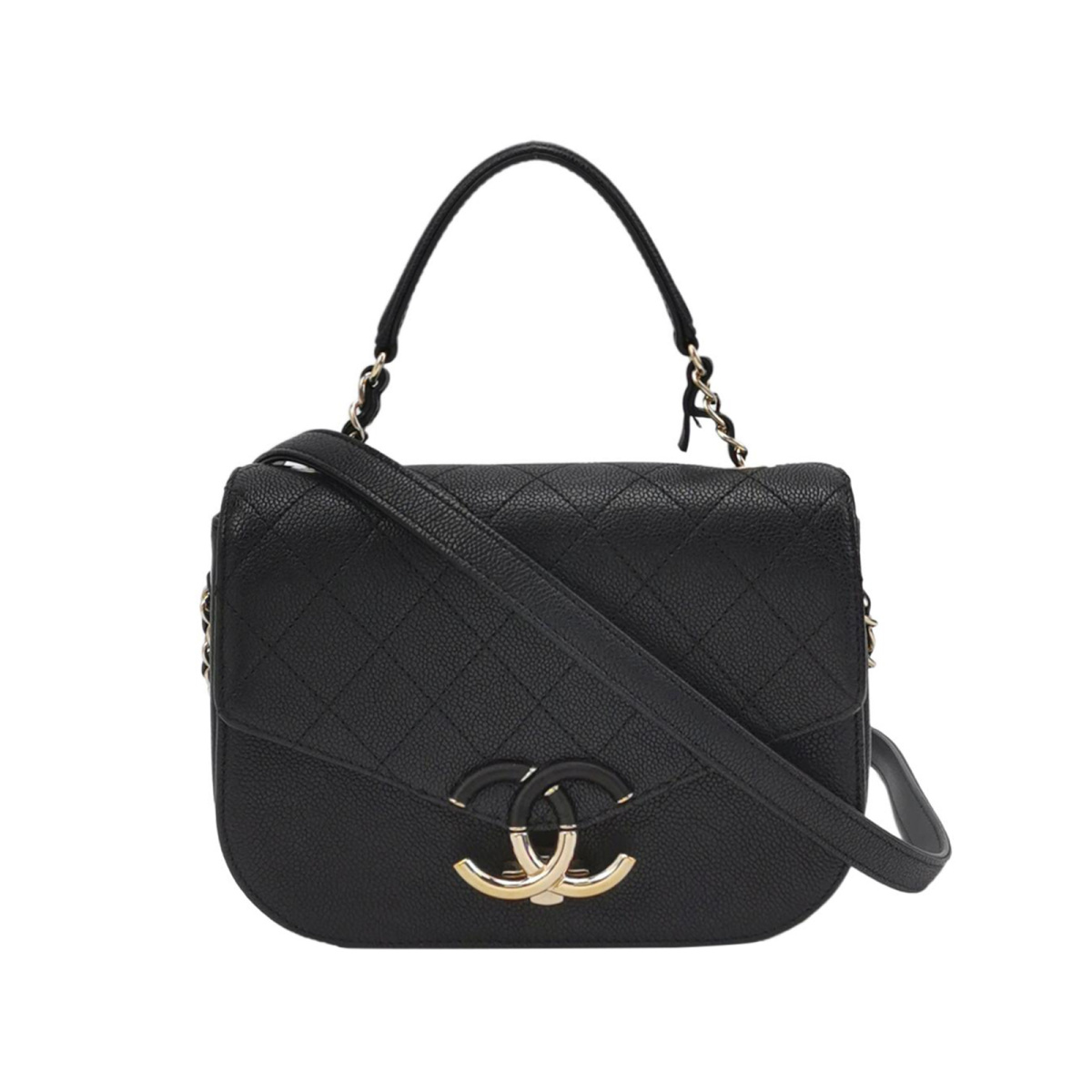Chanel Quilted Calfskin CC Crossbody (Шанель) — фото 1