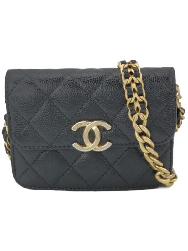 Chanel Quilted Calfskin CC Crossbody (Шанель)