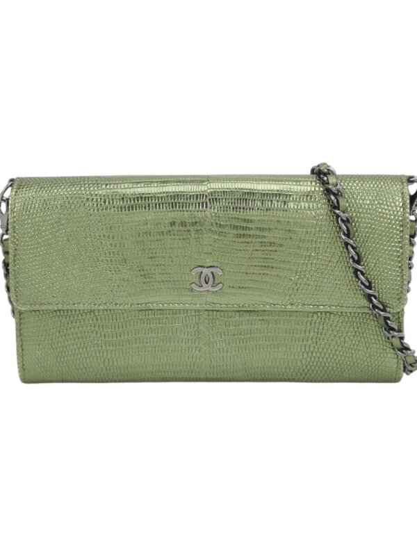 Винтажная сумка Chanel Lizard CC Crossbody
