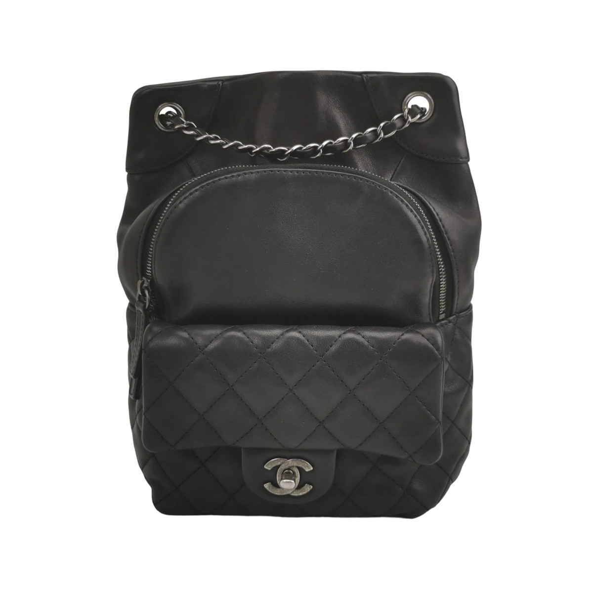 Chanel Quilted Calfskin CC Backpack (Шанель) — фото 1