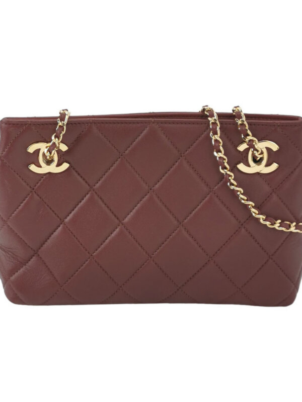 Chanel Quilted Lambskin CC Shoulder Bag (Шанель)