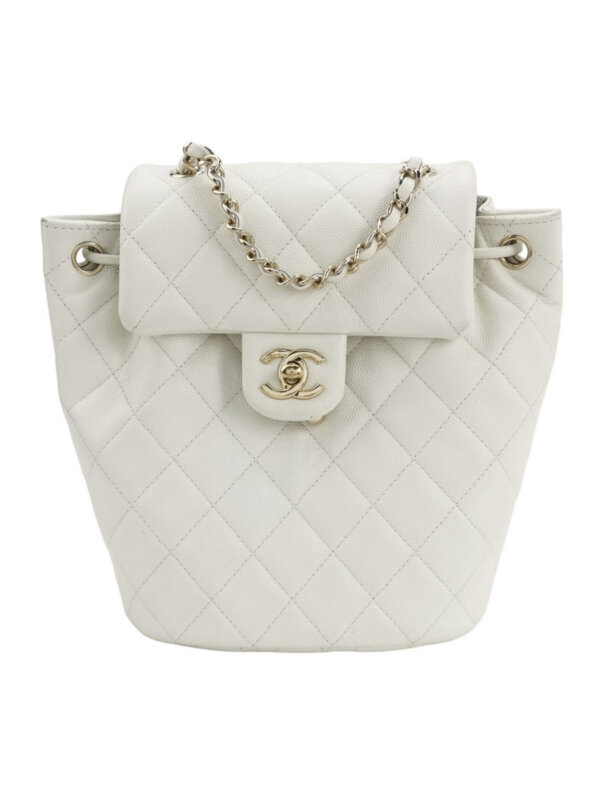 Chanel Quilted Calfskin CC Backpack
