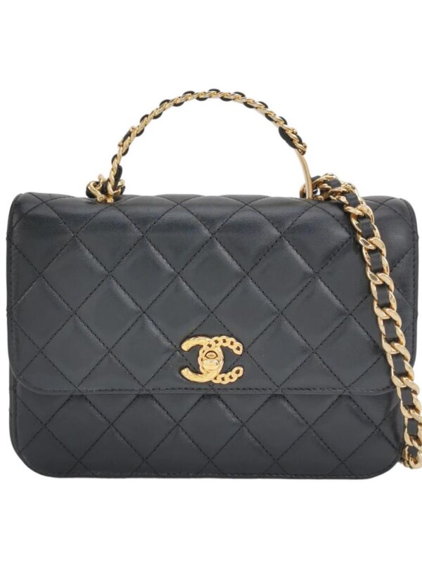 Chanel Quilted Calfskin CC Crossbody (Шанель)