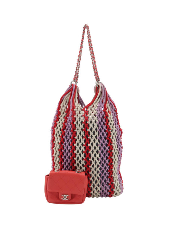 Chanel Colorblock Lambskin CC Shoulder Bag