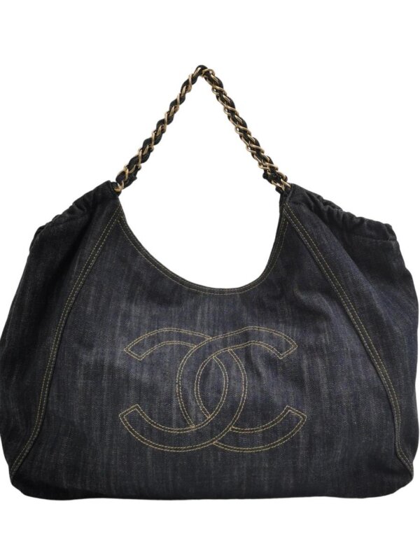 Винтажная сумка Chanel Canvas CC Shoulder Bag