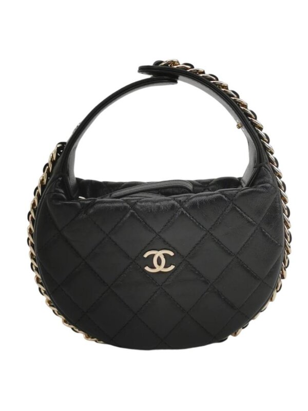 Chanel Quilted Lambskin CC Handbag
