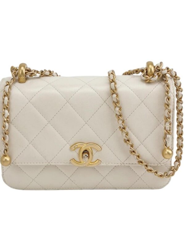 Chanel Quilted Calfskin CC Shoulder Bag (Шанель)
